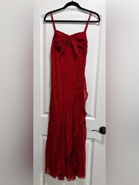 Eva Blue Asymmetrical Dress.